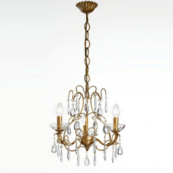 Люстра Orion Leuchten LU 1709/3 Antik/Kristall