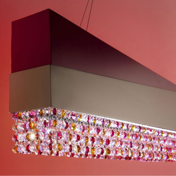 Подвесной светильник Euroluce Horizon lux 100 Bordeaux/Gray Sw