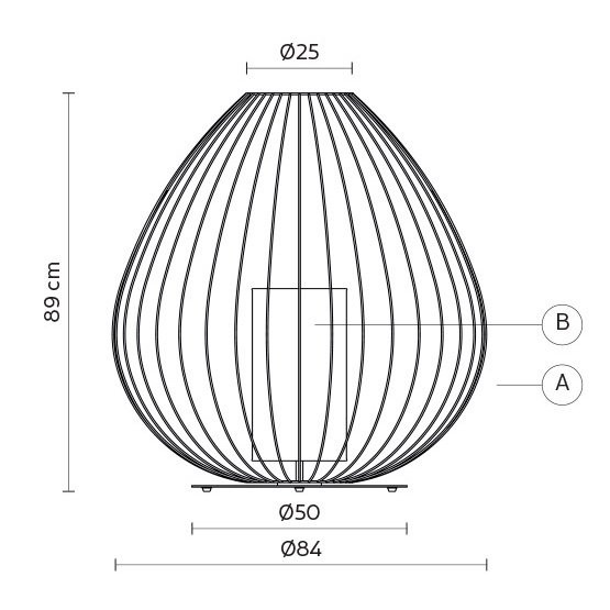 Напольный светильник Karman Cell M613B