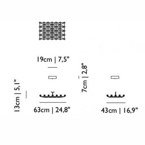 Подвесной светильник MOOOI Space frame S MOLSF--S--NA