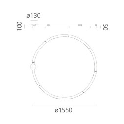 Потолочный светильник Artemide Alphabet 1429000A