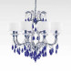 Люстра Beby Group Nuovo Vintage 6101/8 Blue Sapphire Metallized White silk Blue