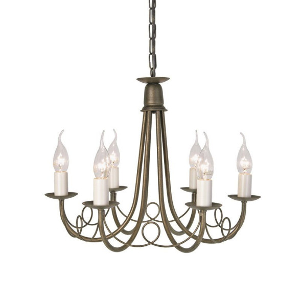 Люстра Elstead Lighting Minster MN6 BLK/GOLD