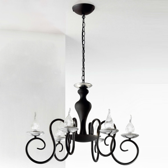 Люстра IDL Deco 461/6OVAL black