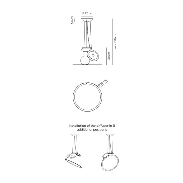 Подвесной светильник Axo Light Cut SP CUT XXX NE XX LED