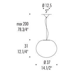 Подвесной светильник Leucos SPHERA S37 0003243