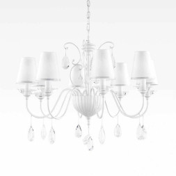 Люстра Beby Group Nuovo Vintage 510/8 Pearled White 316 CUT CRYSTAL