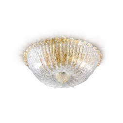 Потолочный светильник Renzo Del Ventisette &quot;Floreale&quot; PL 13825/2 DEC. Cristallo e oro