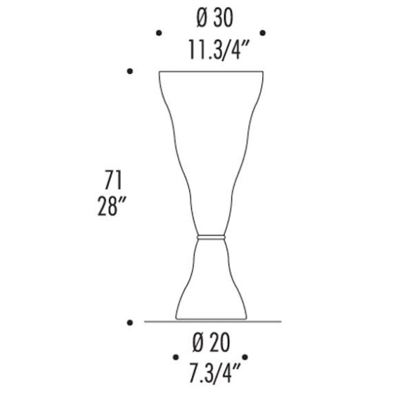 Настольная лампа Leucos VIVIA T 0004048
