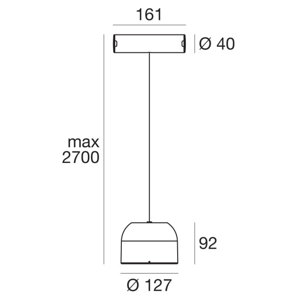 Светильник для струнной системы Linea Light Outlook 8423
