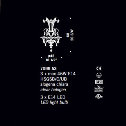 Бра De Majo 7099 A3 070990A30