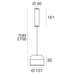 Светильник для струнной системы Linea Light Outlook 8422