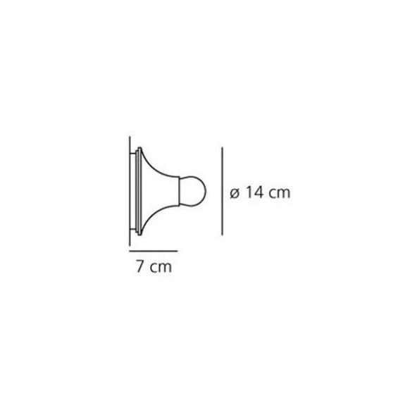 Настенно-потолочный светильник Artemide Teti Orange A048110