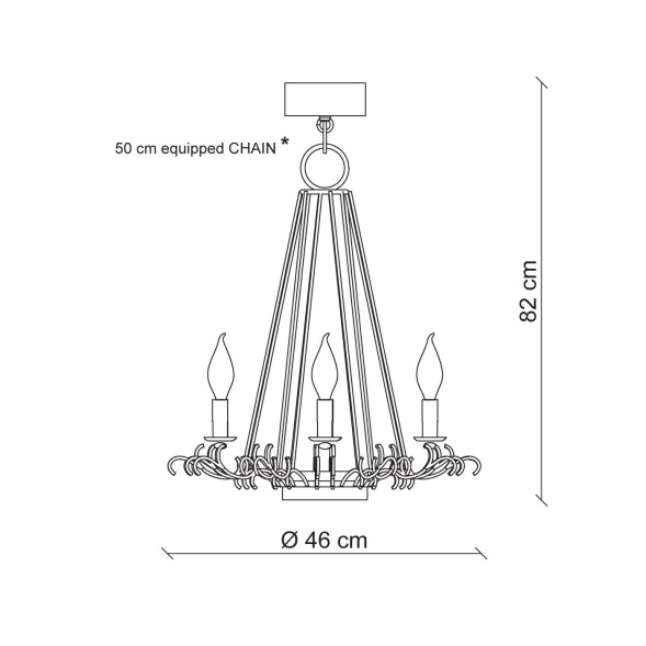 Люстра Baga Morgana 7205