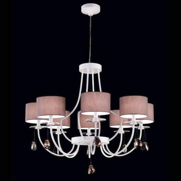 Люстра Beby Group Mon Tresor 0126B02 White Leather 01 666 SW Bronze Shade