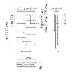 Подвесной светильник Axo Light Explo SP EXPL 10 RS SPEXPL10RSXXR7S