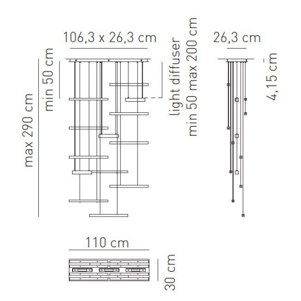 Подвесной светильник Axo Light Explo SP EXPL 10 RS SPEXPL10RSXXR7S