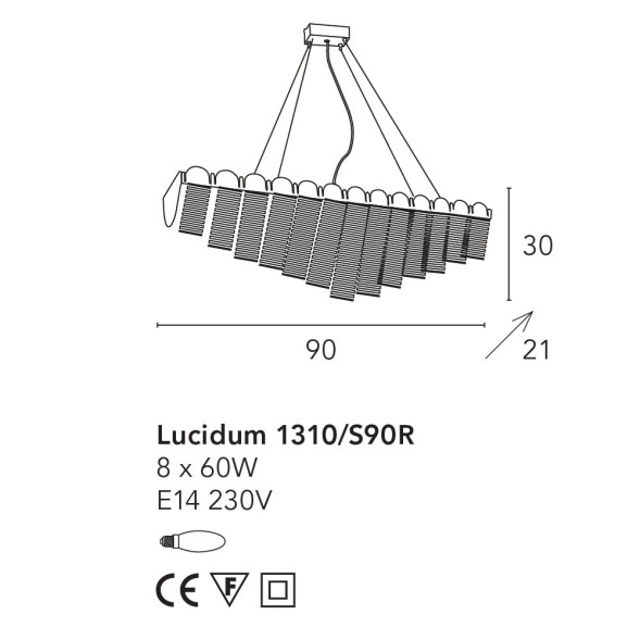 Подвесной светильник Bellart Lucidum 1310/S90R 05/V01