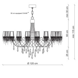 Люстра Patrizia Garganti Burlesque PG223