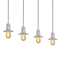 Подвесной светильник FEDE Lighting Milano IV Edison FD1078SCB