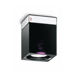 Спот (точечный светильник) Fabbian Cubetto Black Glass D28 E01 02