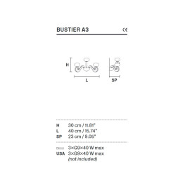 Бра Masiero Bustier A3 G05