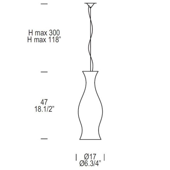 Подвесной светильник Leucos Spring S 0004291