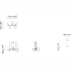 Подвесной светильник MOOOI Statistocrat SUSPENDED MOLSTS-1004