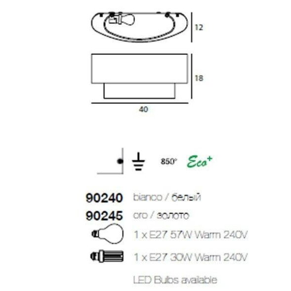 Настенный светильник Linea Light Matrioska 90245