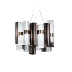 Подвесной светильник Slamp La lollo SUSPENSION M PEWTER WHITE LAL87SOS0000PE000