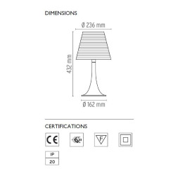 Настольная лампа Flos Miss K Soft F6255007