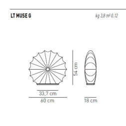 Настольный светильник Axo Light Muse LT MUSE G LTMUSEGXBCXXE27