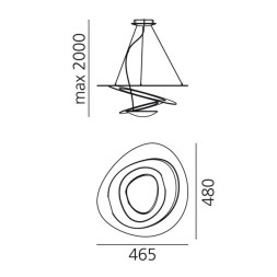 Подвесной светильник Artemide Pirce 1249W10A