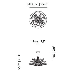 Люстра MOOOI Coppelia SUSPENDED MOLCOSB