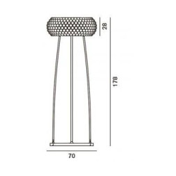 Торшер Foscarini Caboche 138013 52