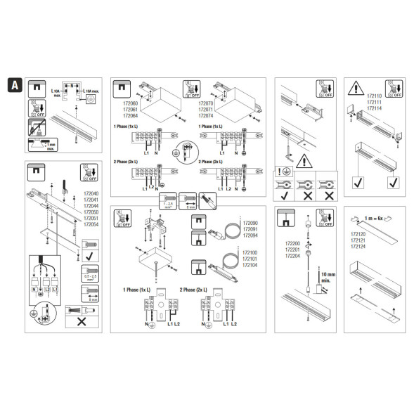 Шинопровод трехфазный SLV D-TRACK 172030 3м