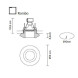 Встраиваемый спот (точечный светильник) Fabbian Rombo D27 F59 00