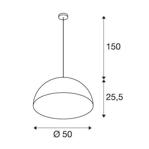 Подвесной светильник SLV Forchini 155531