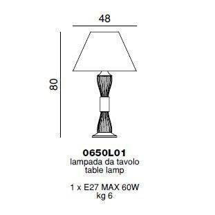 Настольная лампа Beby Group Secret 0650L01 Light gold Gold leaf 920