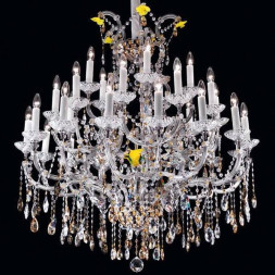 Люстра Beby Group Queen of Roses 9000B27 Gold Swarovski Almond