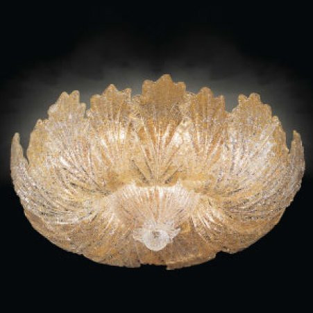 Потолочный светильник Renzo Del Ventisette &quot;Floreale&quot; PL 13826/8 D60 DEC. Ambra