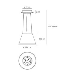 Подвесной светильник Artemide Choose 1123110A