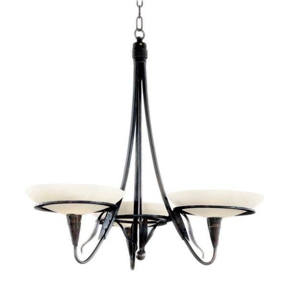 Люстра Masca Tuscania 1507/3 Peltro / Glass 54