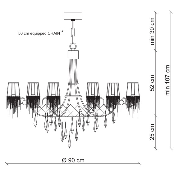 Люстра Patrizia Garganti Burlesque PG227