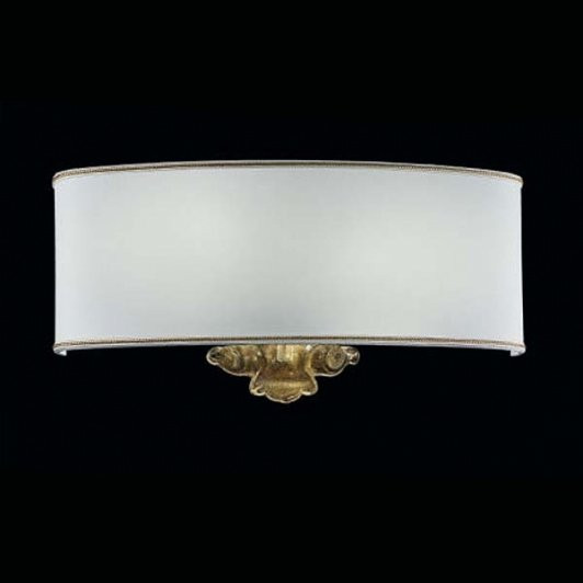 Настенный светильник Italamp 71/APV Transp.-gold/ OP / Avorio Shade