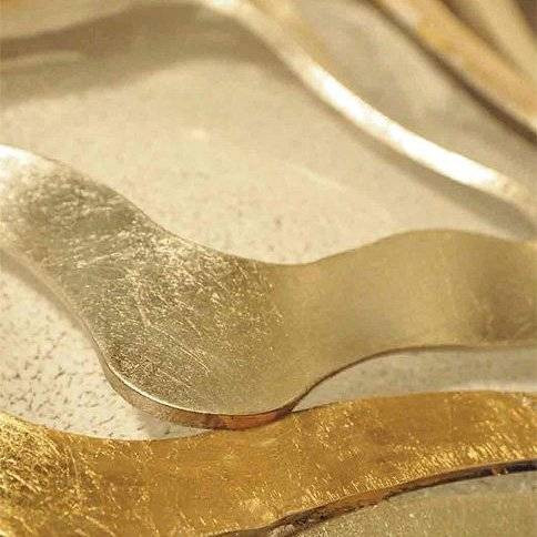 Настенный светильник Masca Gioiello 1844/A2 Argento oro / Glass 548