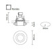 Встраиваемый спот (точечный светильник) Fabbian Rombo D27 F59 01