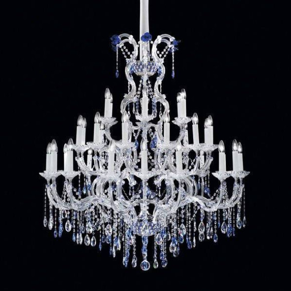 Люстра Beby Group Queen of Roses 9000B18 Chrome SW Bluino