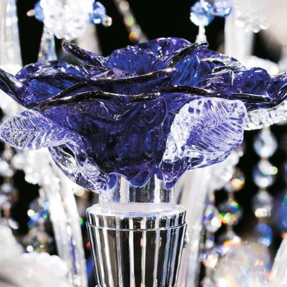 Люстра Beby Group Queen of Roses 9000B18 Chrome SW Bluino