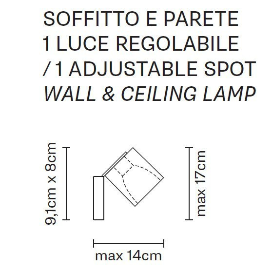 Спот (точечный светильник) Fabbian Cubetto Crystal Glass D28G89 00